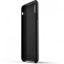 Husă Mujjo Full Leather Wallet, pentru iPhone XS Max - negru