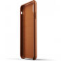 Husă Mujjo Full Leather, pentru iPhone XS Max - galben-maro