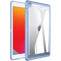 Husă transparentă pentru iPad 10,2" (2019-2021) - albastru