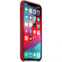 Husă originală Apple, din piele, pentru iPhone XS - roşu