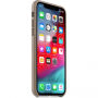 Husă originală Apple, din piele, pentru iPhone XS - fumuriu