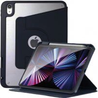 Carcasă rotativă la 360° cu spațiu pe Apple Pencil pentru iPad 10,9" (2022) / 11" (2025) - albastru închis