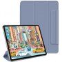 Carcasă magnetică cu închidere pe magnet pentru iPad Pro 12,9" (2018-2022) - albastru-gri