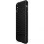 Carcasă rezistentă Spigen Core Armor, pentru iPhone XS / X - negru