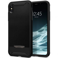 Carcasă Spigen Hybrid NX, pentru iPhone XS / X - negru