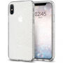 Carcasă Spigen Liquid Crystal Glitter, pentru iPhone XS / X - transparent