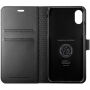 Husă Spigen Wallet S, pentru Apple iPhone XS / X - negru