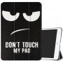 Husă cu funcție sleep, pentru iPad 9,7" (2017/2018) - Don't touch my pad