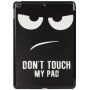 Husă cu funcție sleep, pentru iPad 9,7" (2017/2018) - Don't touch my pad