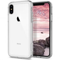 Carcasă Spigen Crystal Hybrid, pentru Apple iPhone XS / X - transparent