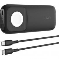Powerbank BELKIN cu încărcare rapidă wireless pentru Apple Watch cu port USB-C - 10 000 mAh - negru