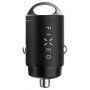FIXED 30W set încărcător mașină PD cu 2x port USB-C cu cablu USB-C / Lightning - 1,2 m - negru