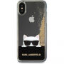 Husă Karl Lagerfeld Choupette Sunglass, pentru iPhone X - auriu