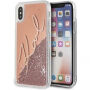 Husă Karl Lagerfeld Signature, pentru iPhone X - roz