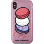 Husă Karl Lagerfeld Paris Glitter, pentru iPhone X - roz