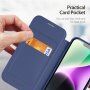 DUX DUCIS Skin X husă flip cu MagSafe pentru iPhone 14 - albastru închis