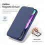DUX DUCIS Skin X husă flip cu MagSafe pentru iPhone 14 Plus - albastru închis
