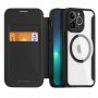 DUX DUCIS Skin X husă flip cu MagSafe pentru iPhone 13 Pro - negru
