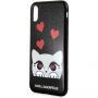 Husă Karl Lagerfeld Original faceplate, pentru iPhone X - negru