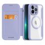 DUX DUCIS Skin X husă flip cu MagSafe pentru iPhone 13 Pro - violet