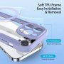 DUX DUCIS Skin X husă flip cu MagSafe pentru iPhone 13 Pro - violet
