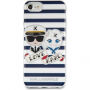 Husă Karl Lagerfeld Sailor Stripes, pentru iPhone SE (2020/2022) / 8 / 7 - negru