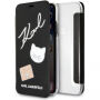 Husă Karl Lagerfeld Pins Book, pentru iPhone SE (2020/2022) / 8 / 7 - negru