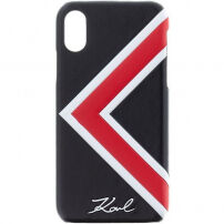 Husă Karl Lagerfeld Graphic K, pentru iPhone X - negru