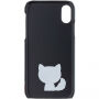 Husă Karl Lagerfeld Graphic K, pentru iPhone X - negru