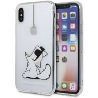 Husă Karl Lagerfeld, pentru iPhone X - transparent