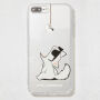 Husă Karl Lagerfeld Choupette Fun-Cord, pentru iPhone 7 Plus / 8 Plus - transparent
