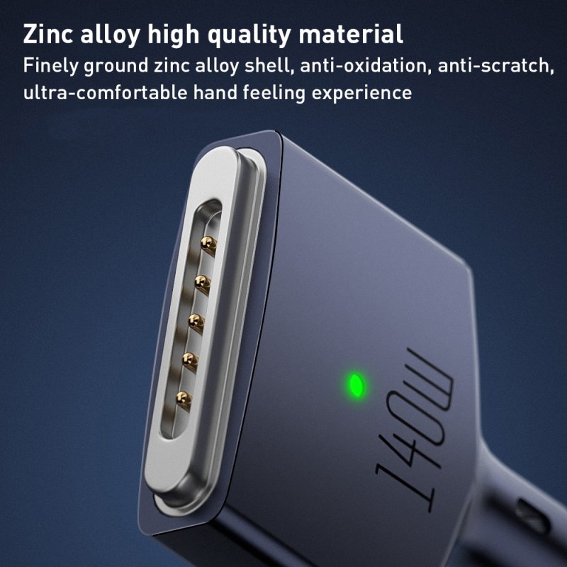 Cablu de încărcare magnetic împletit PD 140W USB-C / MagSafe 3