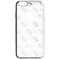 Husă moale Guess, pentru iPhone SE (2016) / 5S - argintiu