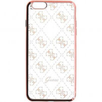 Husă moale Guess, pentru iPhone SE (2016) / 5S - roz