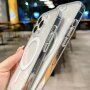 Husă transparentă cu MagSafe pentru iPhone 12 Pro Max - transparent