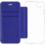 Husă Guess Iridescent Book, pentru iPhone SE (2020/2022) / 8 / 7 - albastru