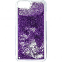 Carcasă Guess Liquid Glitter, pentru iPhone 6 Plus / 6S Plus / 7 Plus / 8 Plus - violet