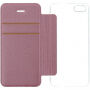 Husă Guess Iridescent Book, pentru iPhone 5 / 5S / SE (2016) - roz