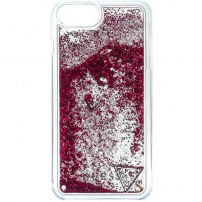 Carcasă Guess Glitter Triangle, pentru iPhone 5 / 5S / SE (2016) - roz