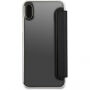 Husă Guess Flower Desire Book, pentru iPhone X - negru