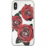 Husă Guess Flower Desire, pentru iPhone X - transparent