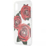Husă Guess Flower Desire, pentru iPhone X - transparent