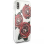 Carcasă Guess Original Flower, pentru iPhone X - auriu