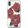 Carcasă Guess Original Flower, pentru iPhone X - auriu