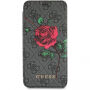 Husă Guess 4G Flower Desire Book, pentru iPhone X - gri