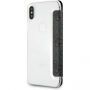 Husă Guess 4G Flower Desire Book, pentru iPhone X - gri