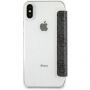 Husă Guess 4G Flower Desire Book, pentru iPhone X - gri