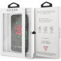 Husă Guess 4G Flower Desire Book, pentru iPhone X - gri