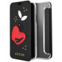 Husă Guess Original book, pentru iPhone X - negru