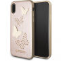 Carcasă Guess Studs and Sparkle, pentru iPhone X - roz-auriu